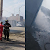 Incendio reduce a cenizas fábrica clandestina de colchones en Salaverry