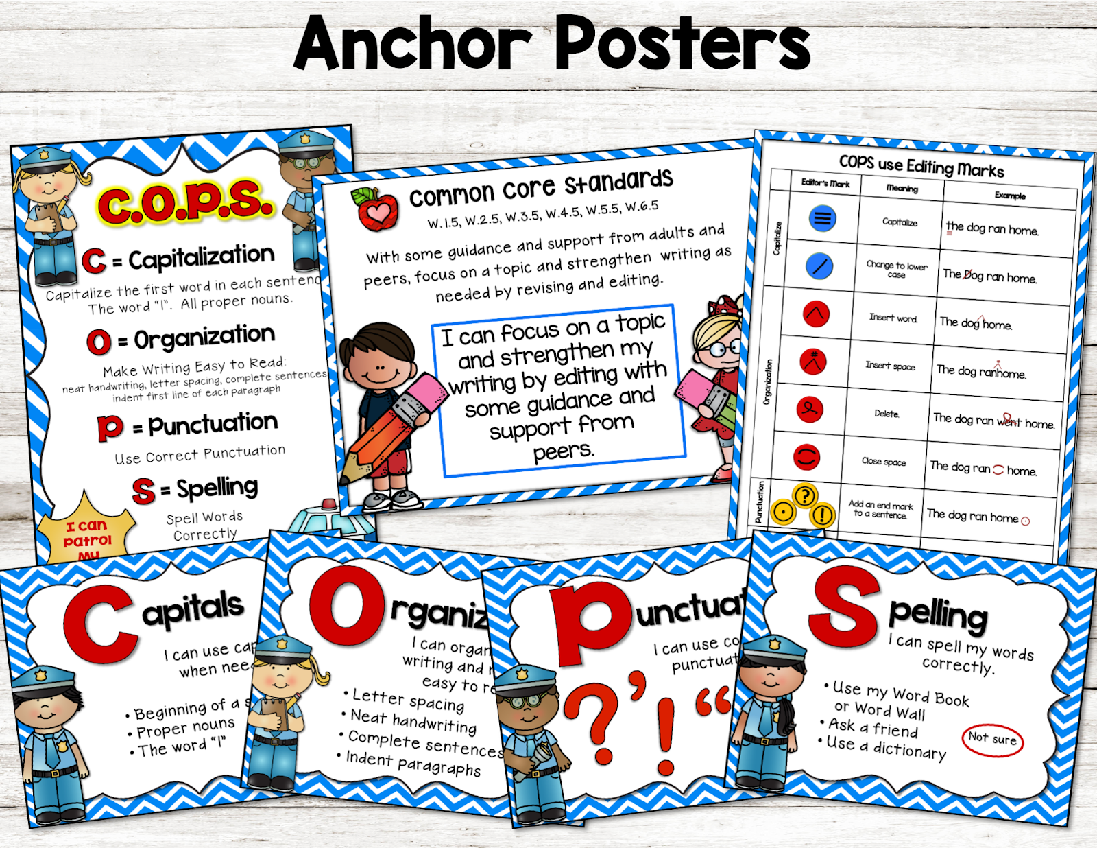 Edit Writing with COPS Primary Flourish