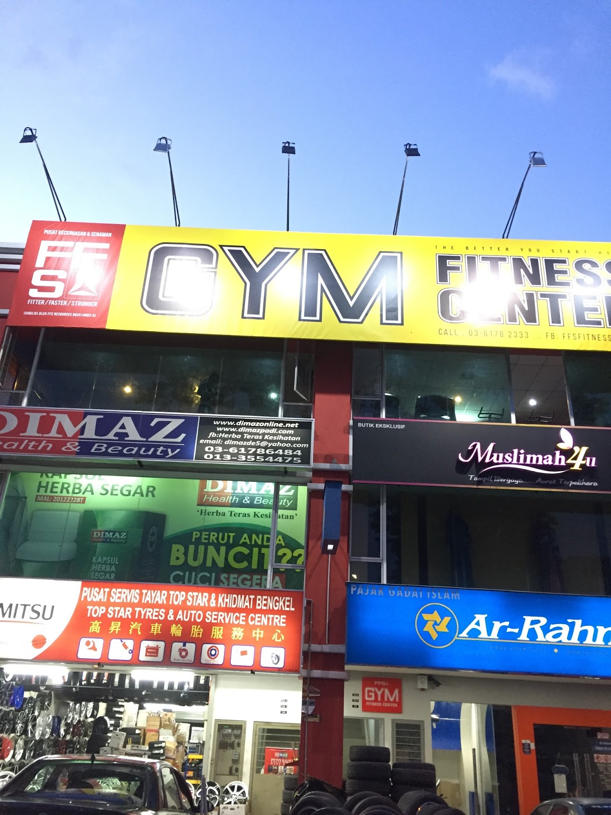 Signboard Murah PEMASANGAN BILLBOARD FSS GYM FITNESS CENTRE Gombak