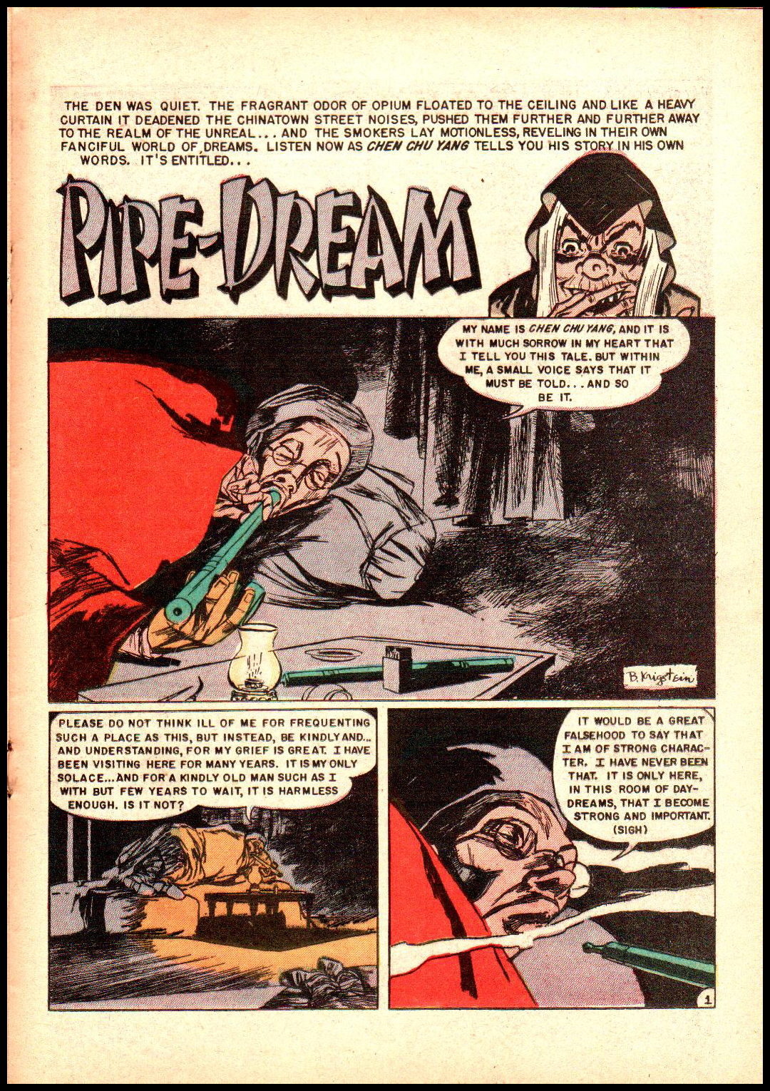 Image result for EC Comic story, "Pipe Dream"