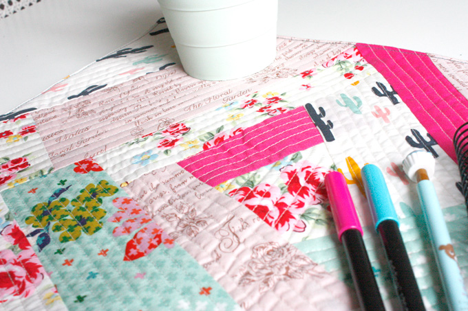 Como hacer un mantel individual en Patchwork con la técnica Quilt as you go