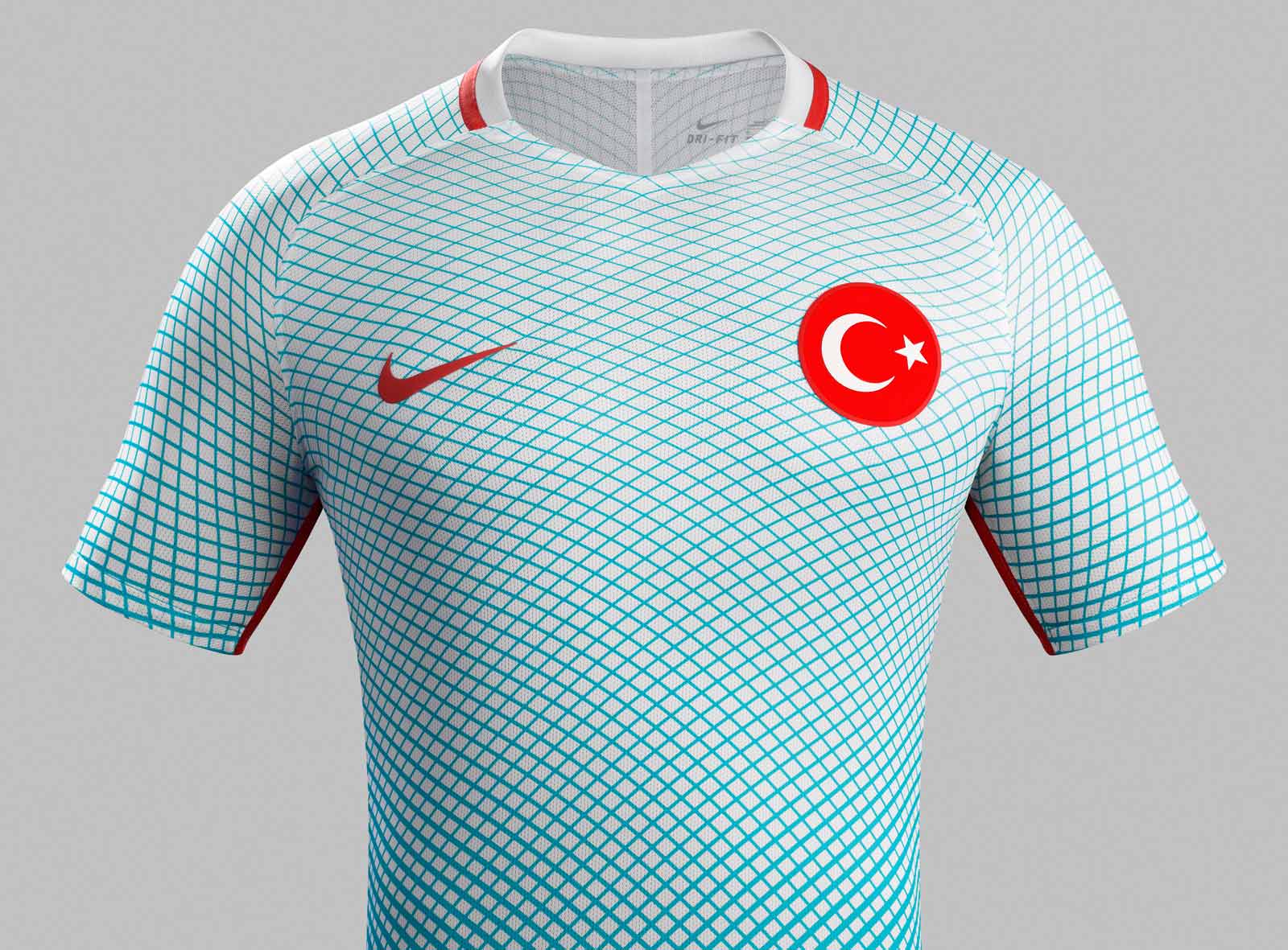 Camiseta de fútbol baratos equipacion Turquía Euro 2016 Kits