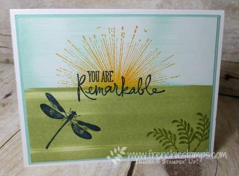 Awesomely Artistic, Remarkable You, Wherever You Go, Stampin'Up!, Frenchiestamps,