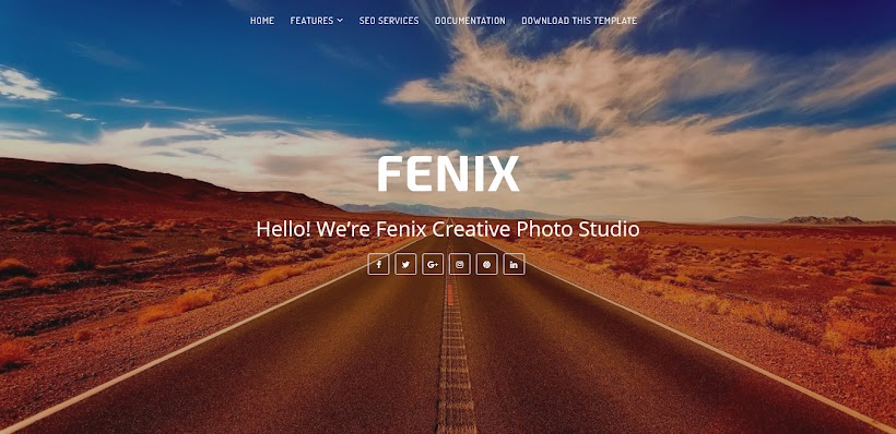 Fenix Portfolio Free Blogger Template