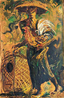 Lukisan Bebotoh Ayam Affandi