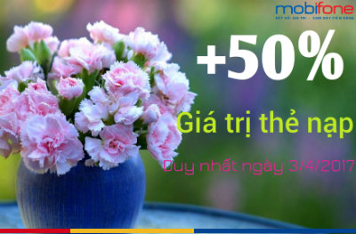 Khuyến mãi Mobifone ngày 3-4 Khuyến mãi Mobifone ngày 3-4