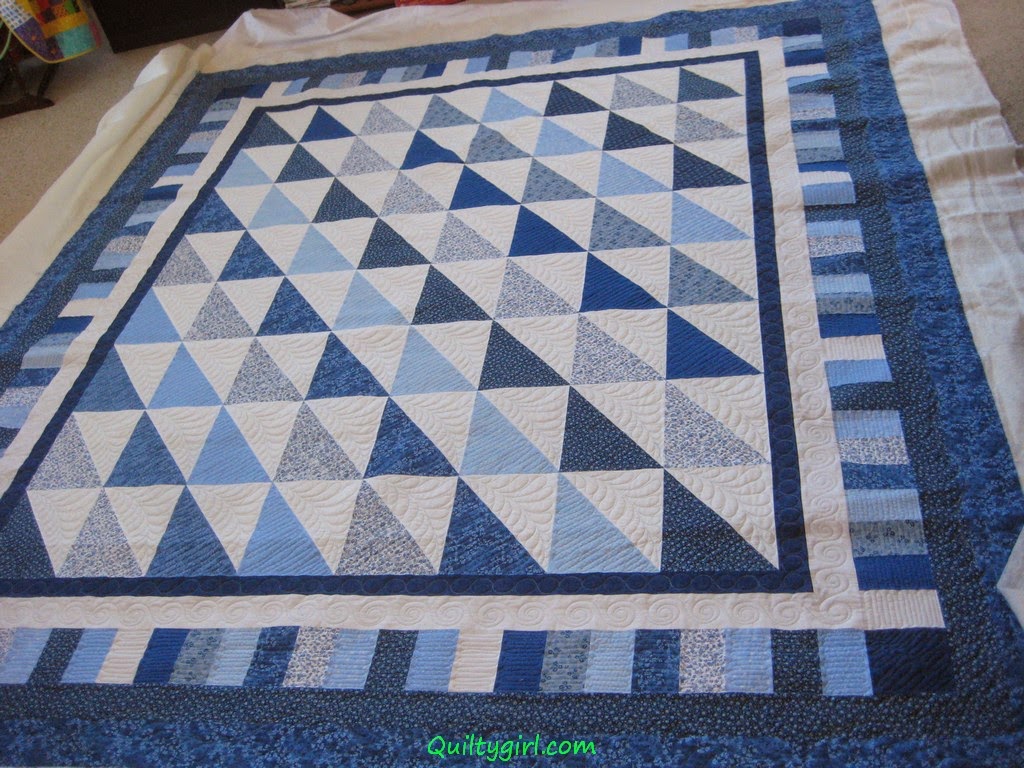 Alycia Quilts Quiltygirl Half Rectangle Quilt