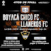 Boyaca Chico vs Llaneros en vivo - ONLINE Cuartos de Final ida Torneo Aguila 22 de mayo