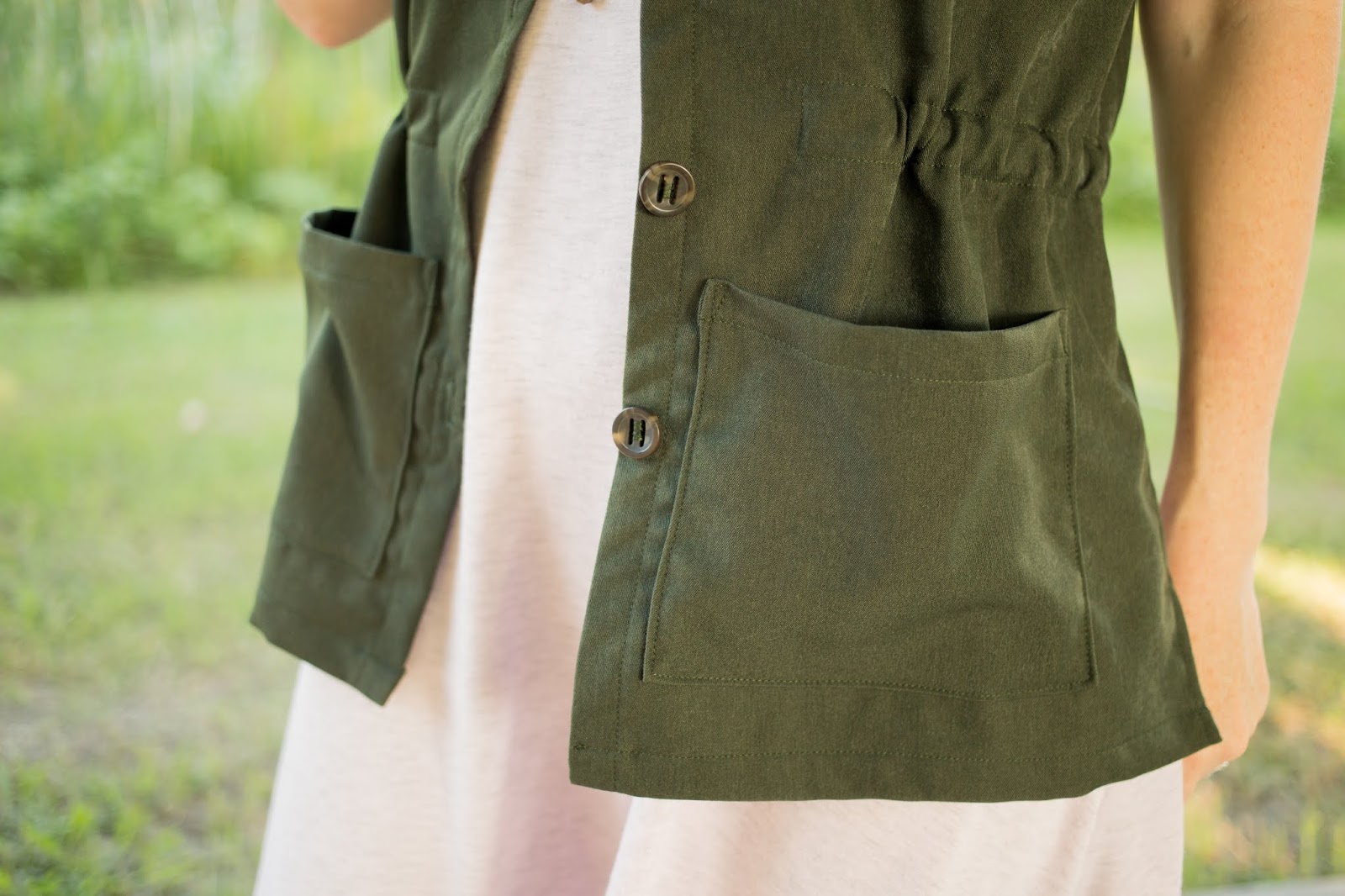 Sewing a Stylish Utility Vest Straight Stitch Designs Magnuson Vest