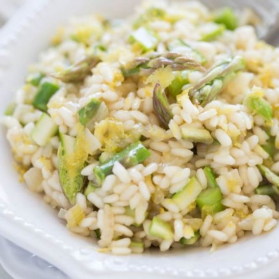 ASPARAGUS LEMON RISOTTO #Vegetarian #Food ASPARAGUS LEMON RISOTTO #Vegetarian #Food