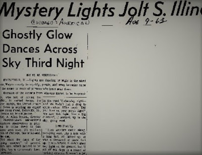 63 UFO Chicago Paper 700x539 El caso ufologico de Ronnie Austin La persecución ovni a un automóvil por mas de una hora en Wayne City