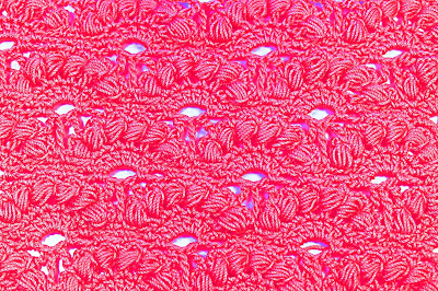 5 -Crochet Imagen Punto de abanicos con punto puff a ganchillo Majovel Crochet