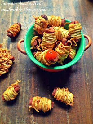 Mie Gulung Sosis