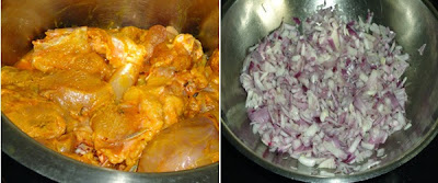 marinate the chicken to make Chicken Ghashi 