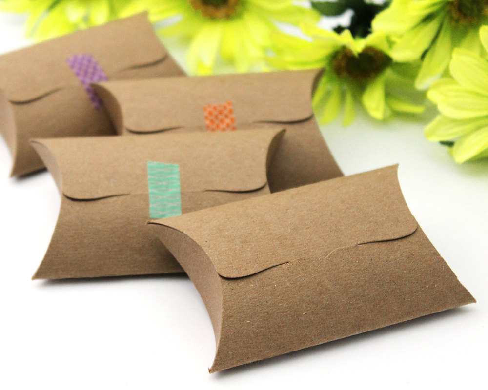 Custom pillow boxes Custom pillow boxes with tab tuck Wholesale Boxes