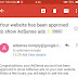 Google Adsense approved selepas sebulan tukar domain