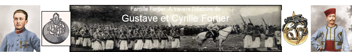 Histoire Gustave et Cyrille FORTIER 1914 - 1918