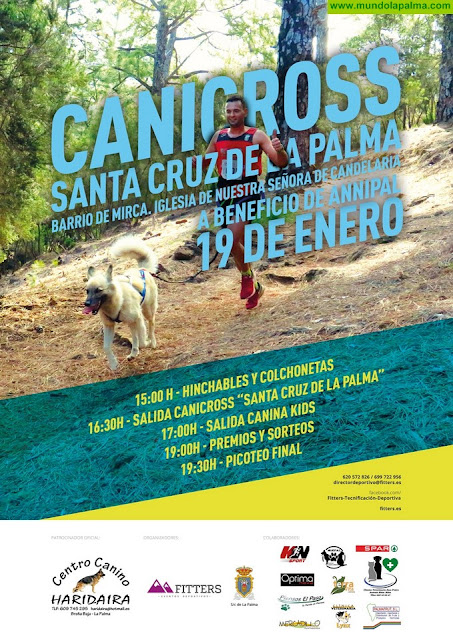 Santa Cruz de La Palma abre este sábado el calendario de pruebas de la III Canicross Isla de La Palma Haridaira