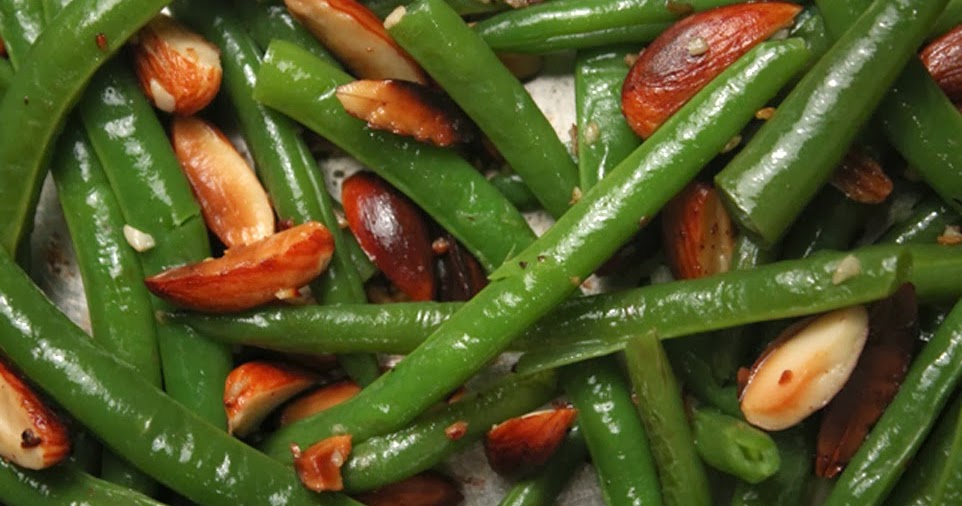 The 99 Cent Chef Green Beans with Almonds