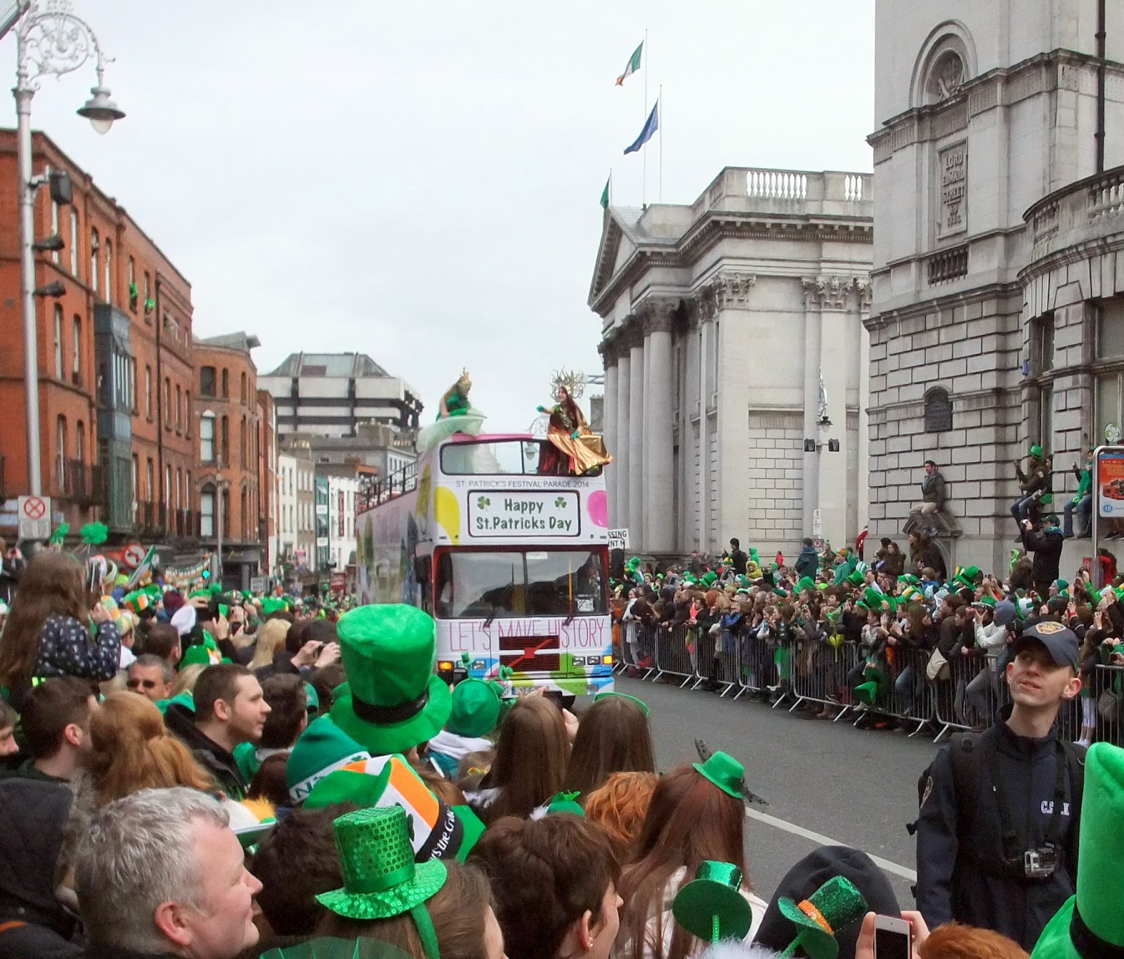 lá fhéile pádraig baile cháir na gaillimh blank bunting
