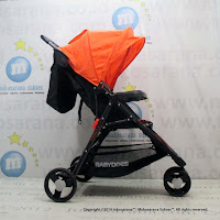 Kereta Bayi LightWeight BabyDoes CH703 Compact3 - Orange