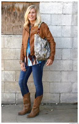 Botas vaqueras con jeans Botas vaqueras con jeans