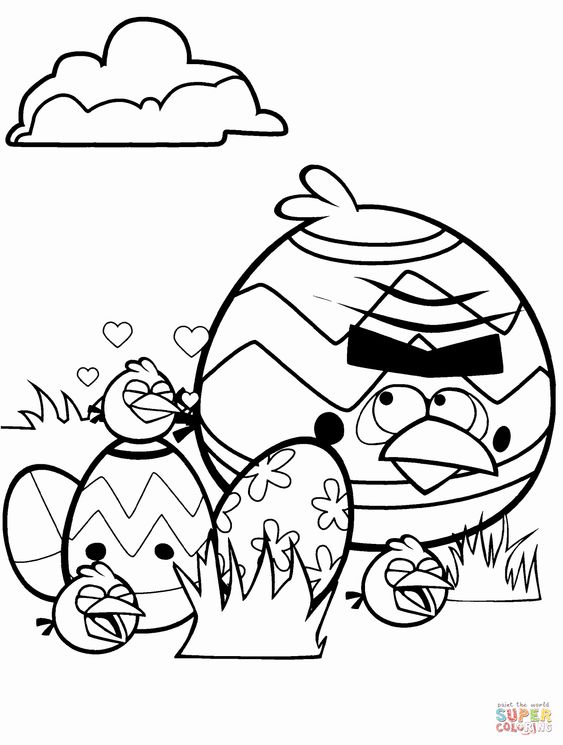 Tranh tô màu Angry Birds 27