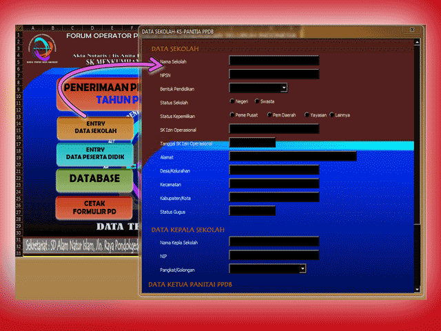 Aplikasi Form PPDB 2016