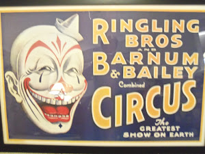 Barnum and Bailey Circus Clown Vintage Poster