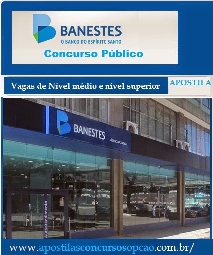 Apostila do BANESTES Técnico Bancário, nével medio