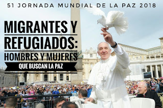 Resultado de imagen para MENSAJE DEL SANTO PADRE FRANCISCO PARA LA CELEBRACIÓN DE LA 51 JORNADA MUNDIAL DE LA PAZ
