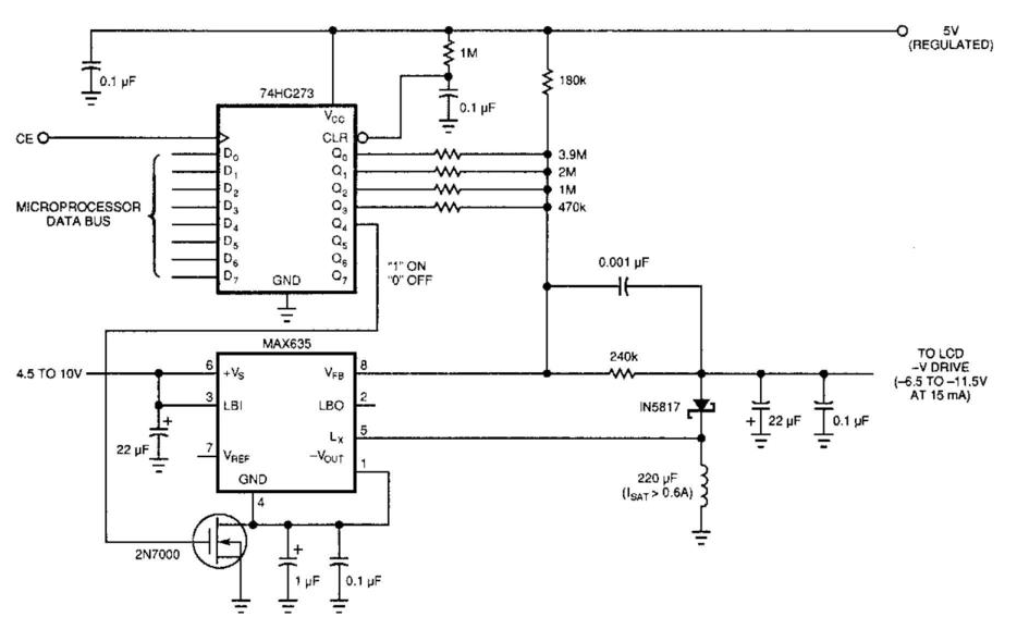 Build a Lcd Display Power Supply Circuit Diagram | Electronic Circuit