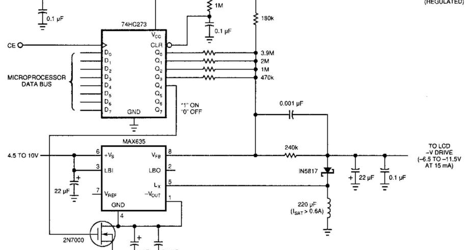 Schematic Diagram: Build a Lcd Display Power Supply Wiring diagram