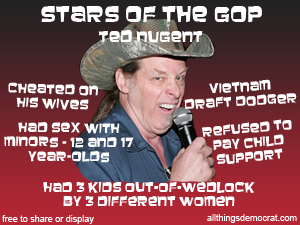 Ted Nugent blows!
