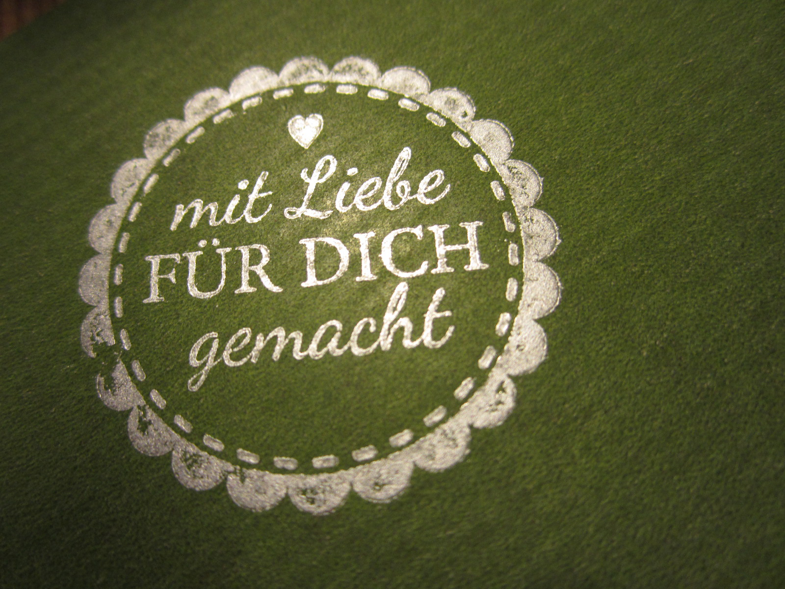 larissaswelt Mit Liebe für dich gemacht & Stempel...