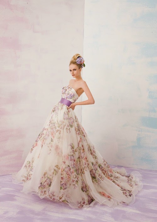 mini-boutiq: Multi-Colored Wedding Dress For The Offbeat Wedding Themed ...