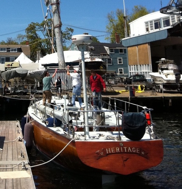 12 Meter Charters Sailing in Newport, RI Now that is a Big Rig!