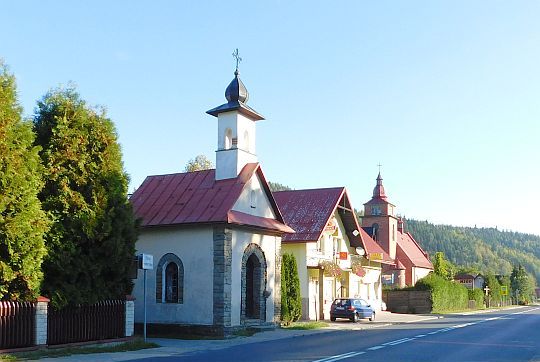 Kaplica w Skawicy z 1817 roku.