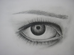 eye drawing female simple