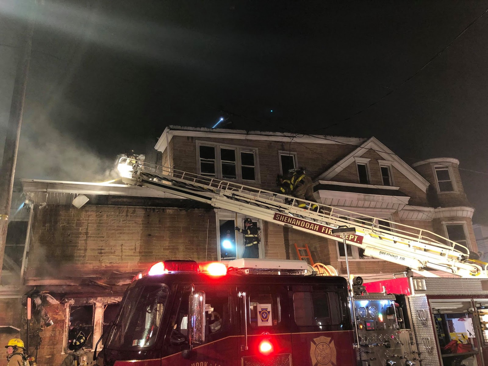 Shenandoah Homes Damaged By Fire; Red Cross Assisting Victims