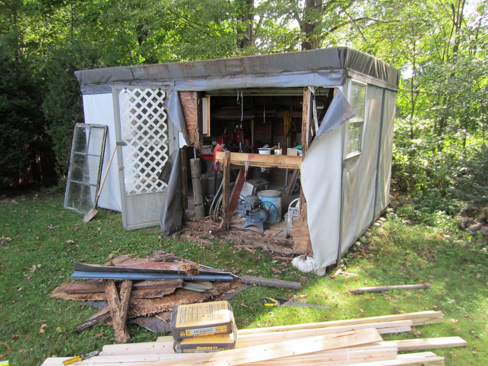Relaxshacks.com: A 6 hour Shed Rehab Session (Fixing What 