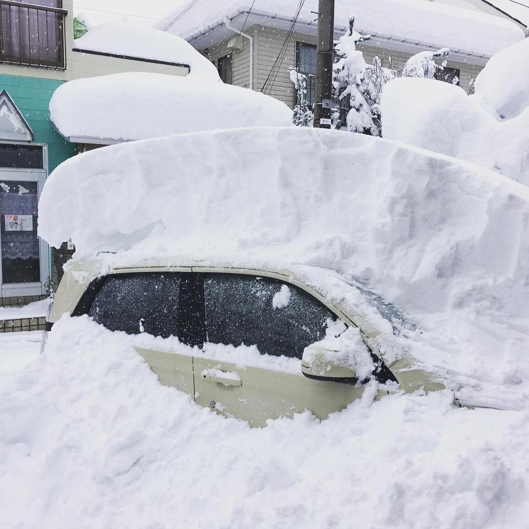 The strongest snowfalls in Japan (2)