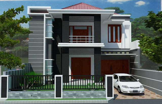 Model Desain Rumah 2 Lantai Minimalis Model Desain Rumah 2 Lantai Minimalis