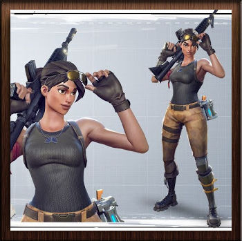 Fortnite Battle Royale Fille Fusil - Avatar en HD