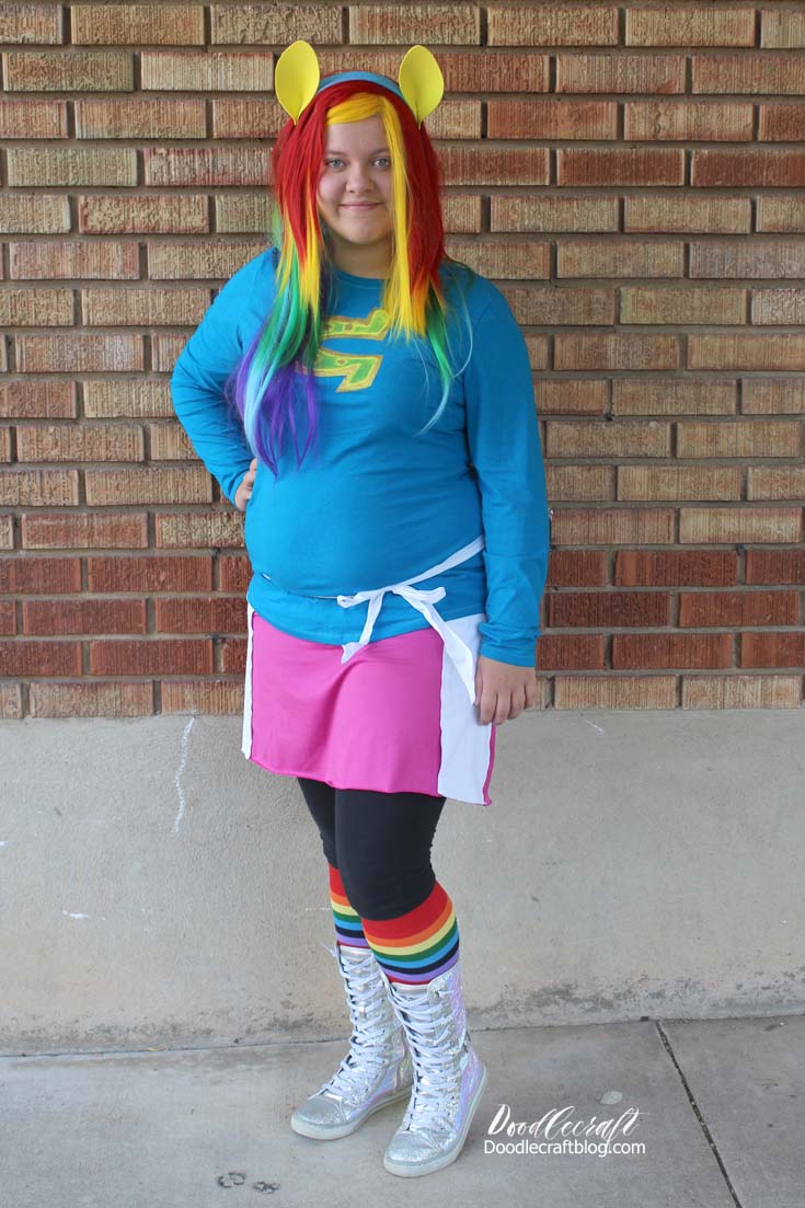 Doodlecraft: My Little Pony Rainbow Dash Cosplay Costume DIY!