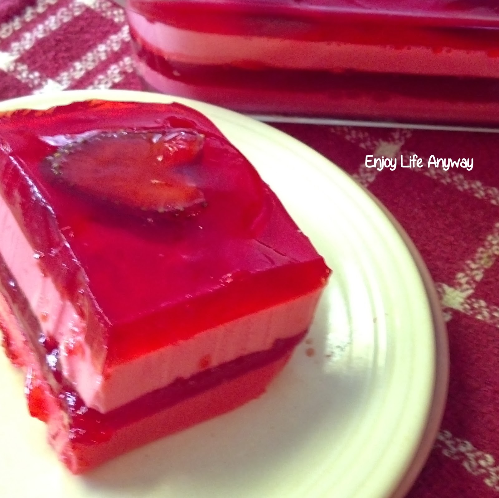 Enjoy Life Anyway: Valentine's Layered Jello Squares