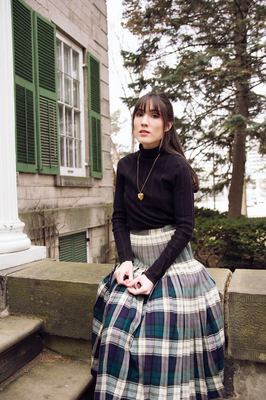 Vintage Plaid Skirt | Carolina Pinglo