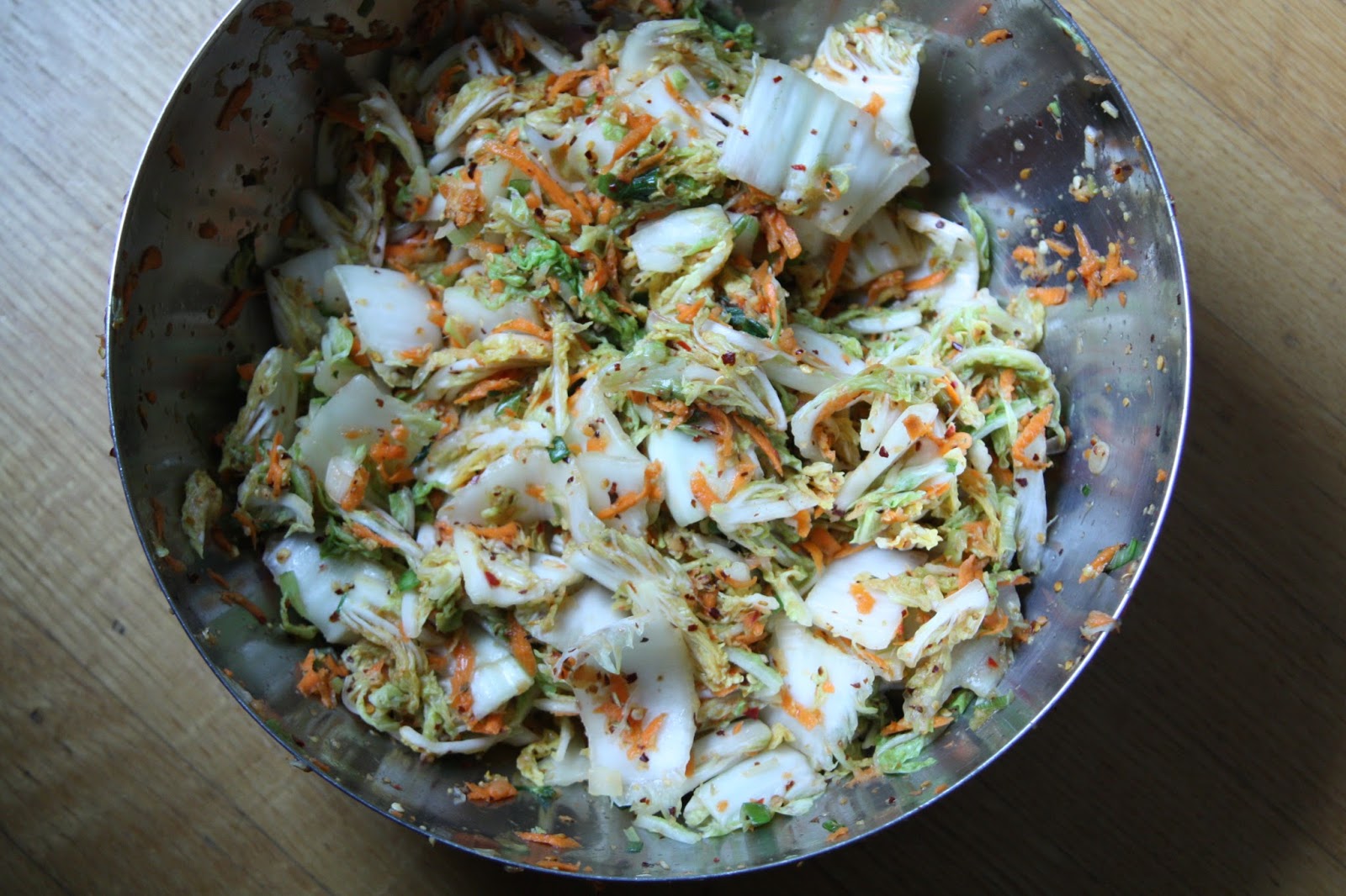 Green Urban Kitchen Homemade Napa Cabbage Kimchi