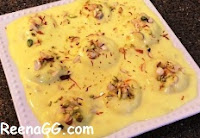 रसमलाई बनाने की विधि - Hindi me Rasmalai Banaane Ki Vidhi