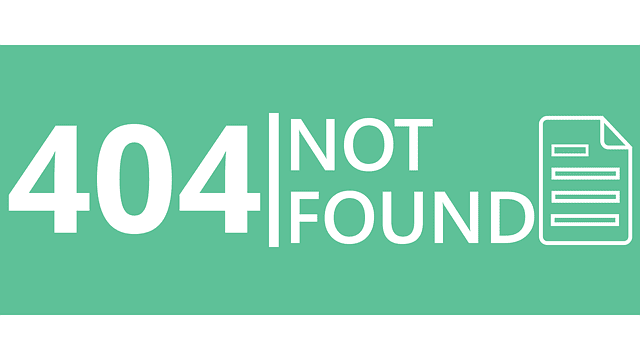 ما هو خطأ404 وما هى اسبابه والهدف منه  (  error 404 not found)